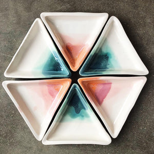 Triangle Jewelry Dish in Desert